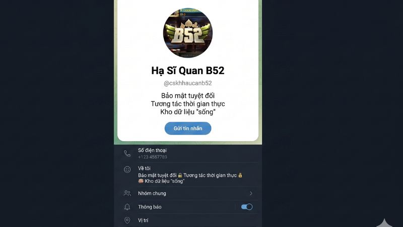 Telegram B52 Club, cập nhật tin tức độc quyền, nơi chia sẻ kinh nghiệm từ cao thủ