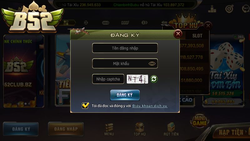 Quy trình 3 bước đăng ký B52 CLUB nhanh chóng