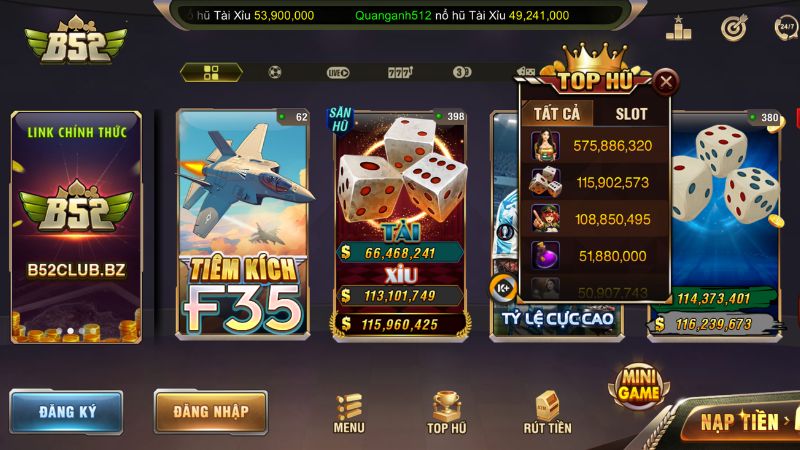 Đăng ký tài khoản B52 club, hưởng trọn đam mê với đa dạng trò chơi hấp dẫn và bảo mật cao