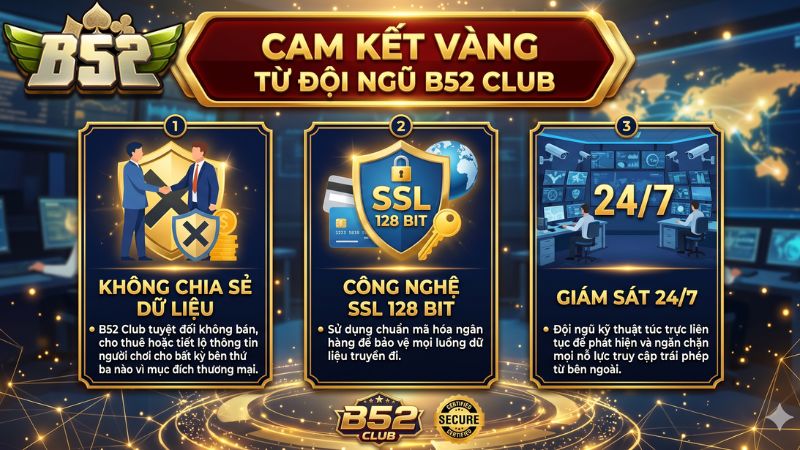 Cam kết "Vàng" từ đội ngũ B52 Club